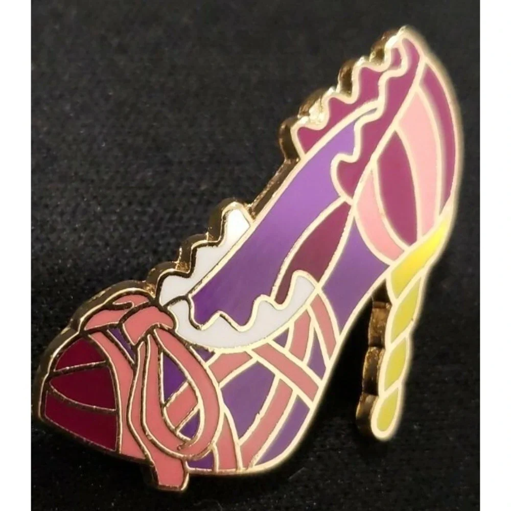 Disney Pin Rapunzel Princess Designer Shoes Stylized Booster 90879